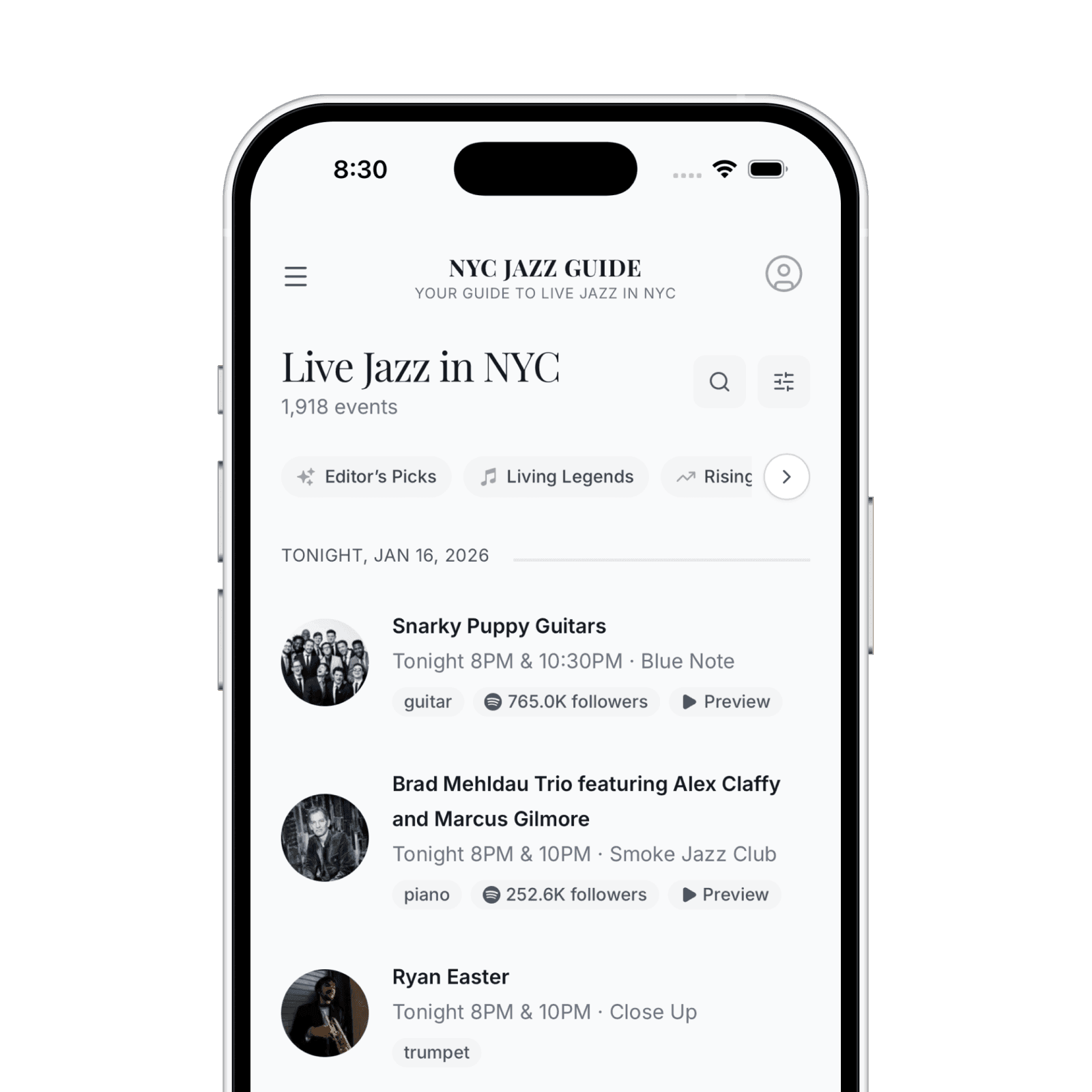 NYC Jazz Guide - Creator